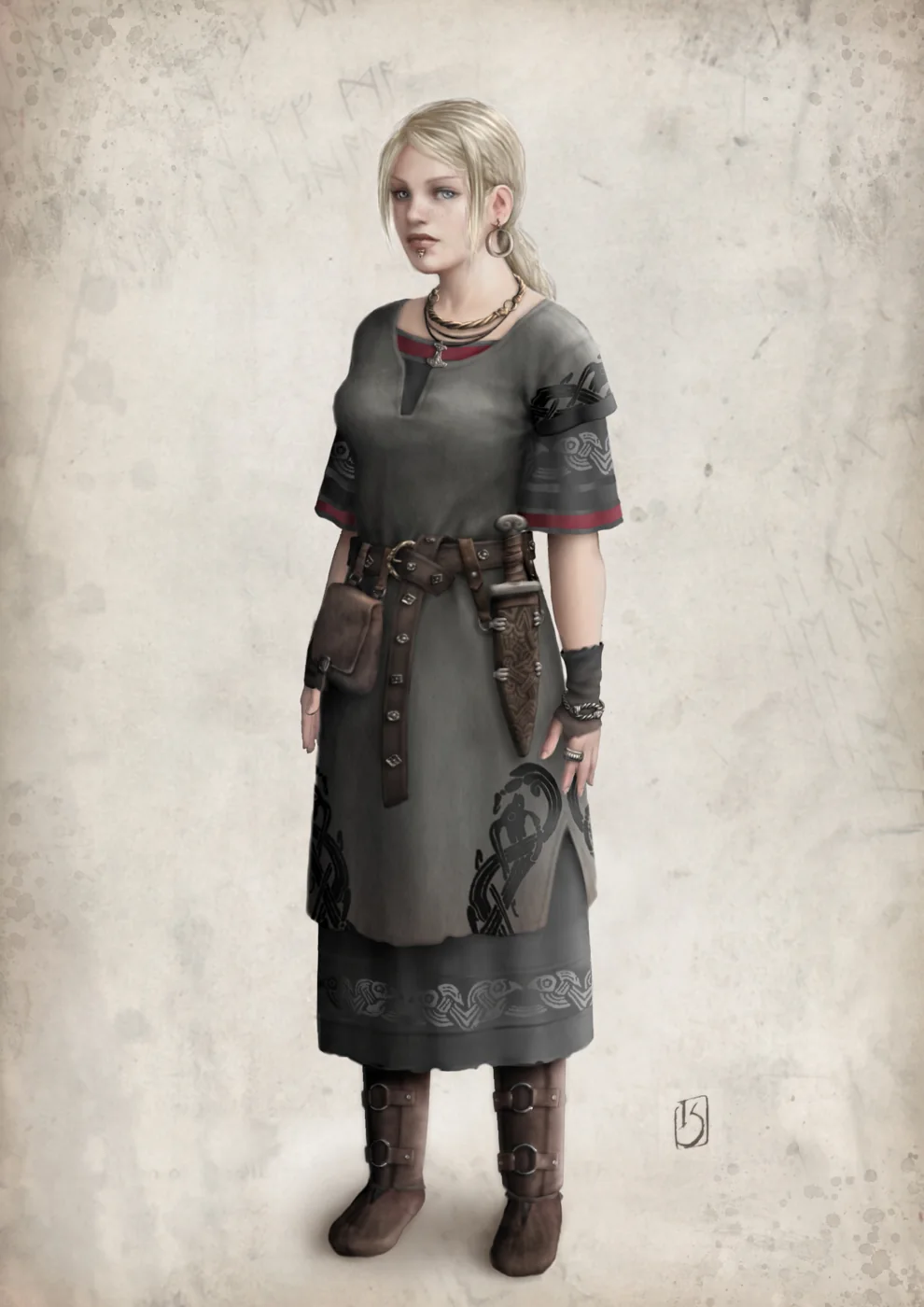 Original concept design for Astrid Silverlock