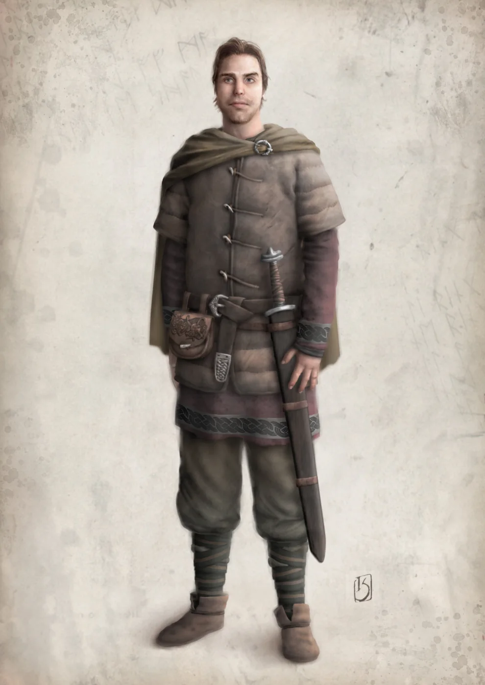 Original concept design for Björn Silverlock