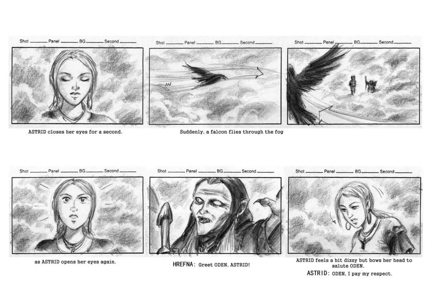 Storyboard page 50 from the original production archive