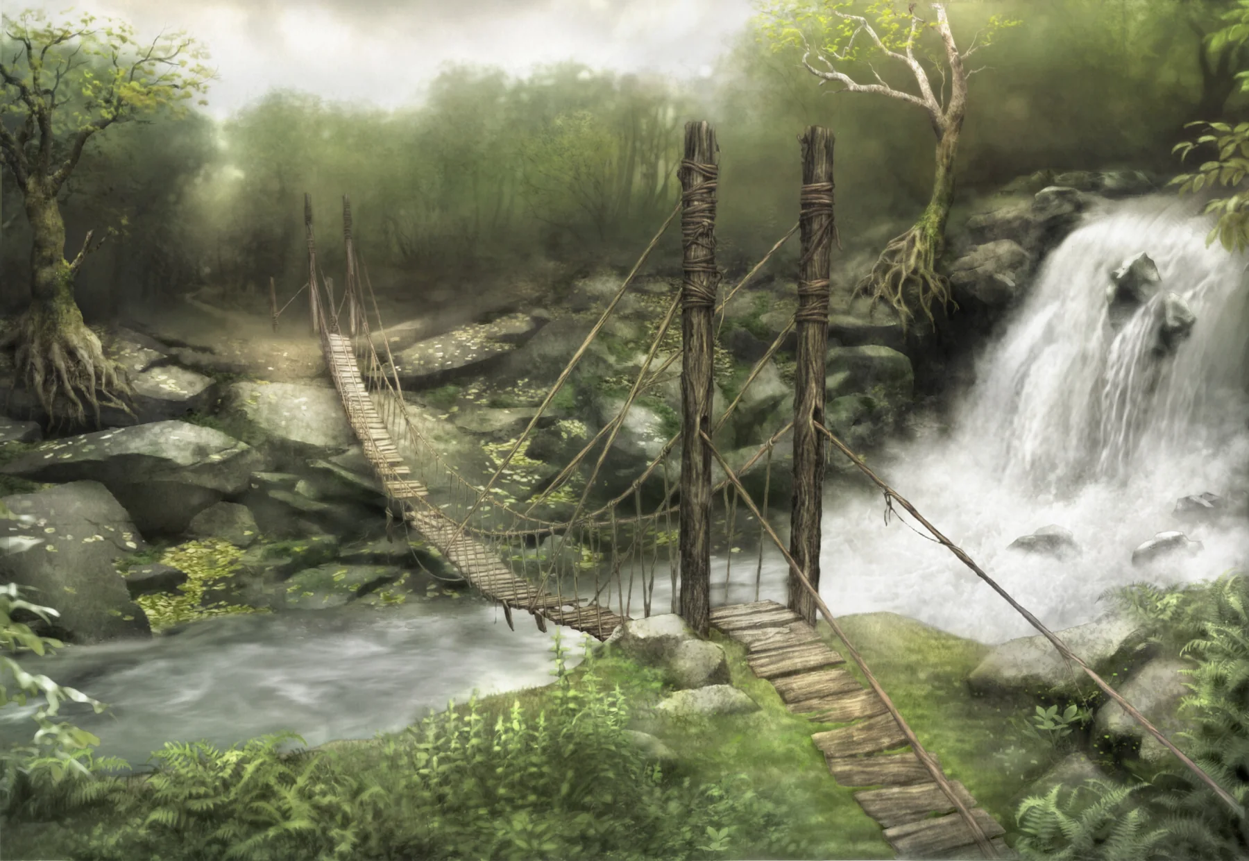 Original concept painting of The crossing