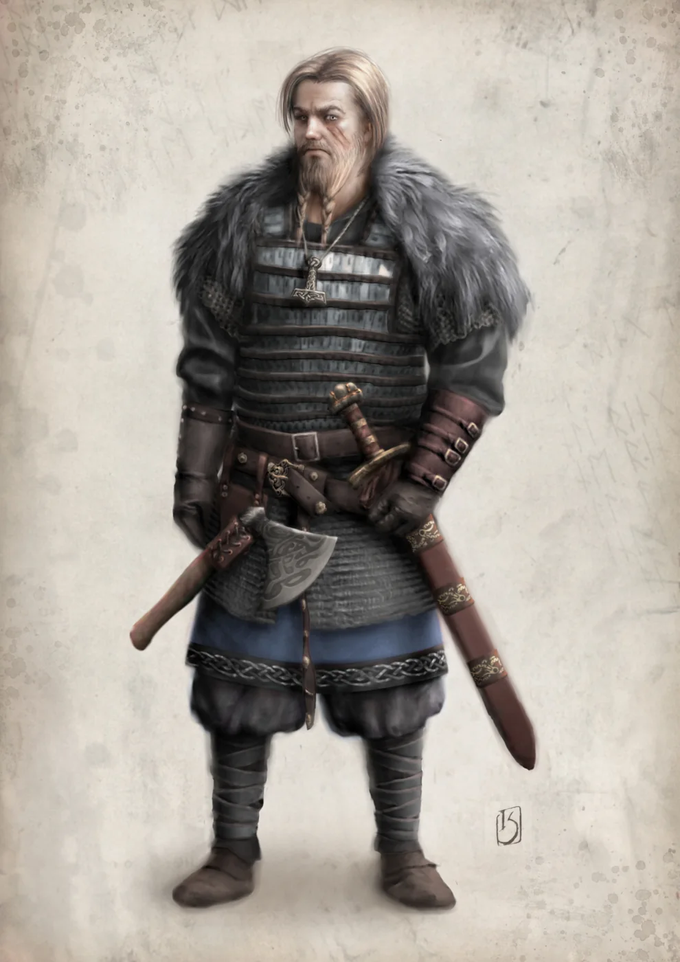 Original concept design for Erik Silverlock
